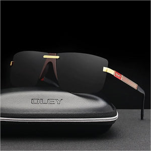 OLEY Fashion Men's Frameless Polarized Sunglasses